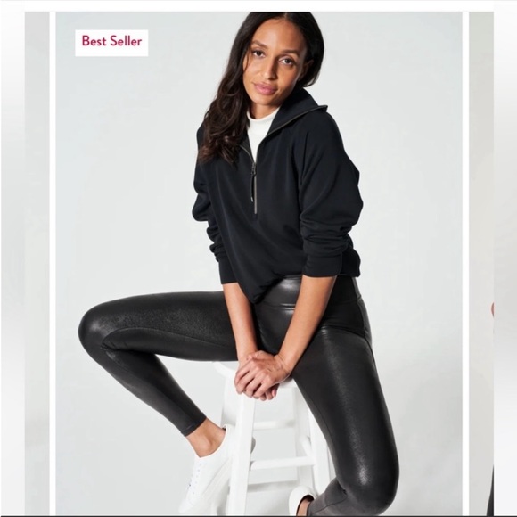 NEW Spanx faux leather leggings - Picture 7 of 12